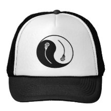 Yin Yang Lacrosse Baseball Hat