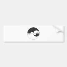 Yin Yang mehrfach multiple Autosticker