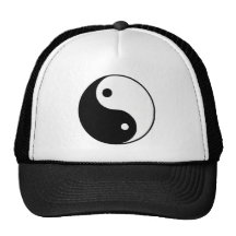 Yin Yang Mesh Hat