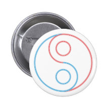 Yin Yang Neon Anstecknadel