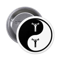 Yin Yang personlig utbildning Knapp