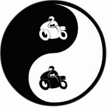 Yin Yang ridning Photo Cutouts