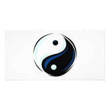 Yin Yang Skräddarsydda Fotokort