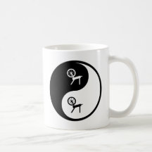 Yin Yang snurr Kaffe Muggar