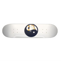 Yin Yang stiger ombord Skate Deck