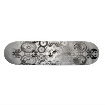Yin yang symbol skateboard deck