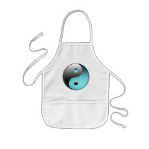 Yin Yang symbol - Ying Yang undertecknar Förkläden