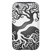 Yin Yang träd iPhone 3 Tough Cases