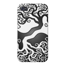 Yin Yang träd iPhone 4 Fodraler
