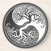 Yin Yang träd Underlägg
