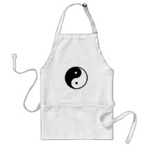 Yin Yang transp de MUSEUMZazzle gåvorna Förkläde