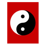 Yin Yang Vykort
