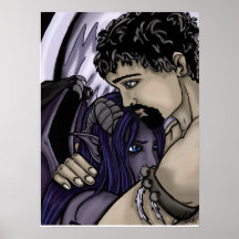 YingYang kärlek Print