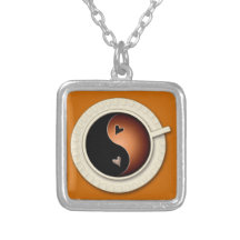 yinyang kaffe hängsmycke