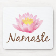 Yoga för Namaste lotusblommablomma Musmatta