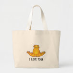 Yogagroda - jag älskar Yoga, jumbo som totot hänge Tote Bag