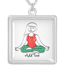 Yogahelgdaghänge Personliga Halsband