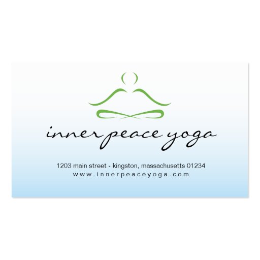 Yogastudiovisitkort