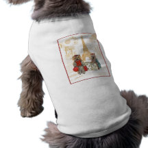 Yorkie Eiffel torn Paris T-shirt För Husdjur