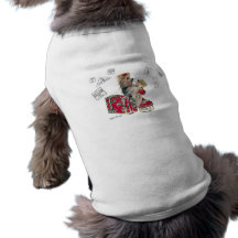 Yorkie som reser Paris Hund Tee Shirt