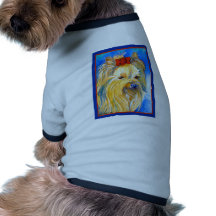 Yorkie T-shirt För Husdjur