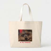 Yorkie-Valentinen hänger lös Kasse