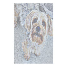 Yorkie valp anpassade brevpapper