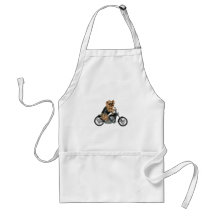 Yorkie Yorkshire Terrierbiker Förkläde