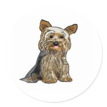 Yorkies klistermärke