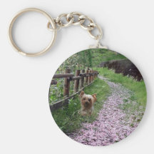 Yorkshire Terrier Keychain Nyckel Ringar