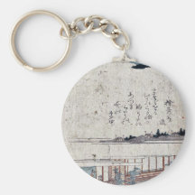 Yoshiwara Ukiyoe Nyckel Ring