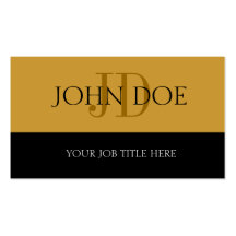 YourJobTitle S randguld Visitkort Mall