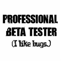 yrkesmässig beta tester (något liknandekryp) photo cutout