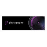 Yrkesmässig fotografkamera Lens Visit Kort