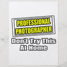Yrkesmässigt fotograf… skämt full färg flygblad