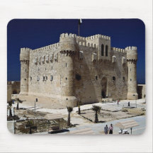 Yttre av fort av Qaitbay, Alexandria, egypten Mus Matta