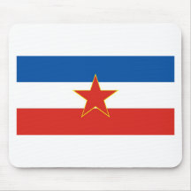 yugoslavia flagga mus mattor
