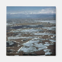 Yukon delta - antennen beskådar kylskåpsnagnet