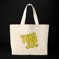 Yung hänger lös den Joc staplade logotypen tyg kassar