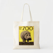 Z00 - Flodhäst Tote Bags