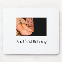 Zachs 1st födelsedagmousepad mus matta