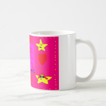 ZAZLELELEL STJÄRNA LE ZAZZLE KAFFE KOPP