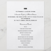 Zazzle giftermålceremonin Unitingon Saturdarrr Flygblad
