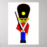 Zebastian som en kunglig danskaGuardsman Print