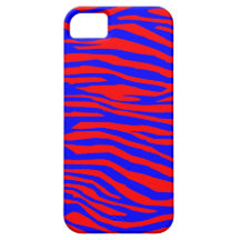 Zebra mönstrad i färg iPhone 5 fodral