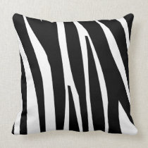 Zebra mönstrad kudde kuddar