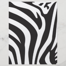 Zebra tryck full färg flygblad