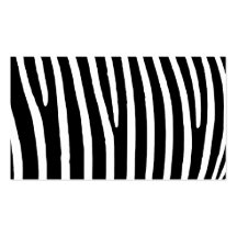 Zebra tryck visitkort mallar