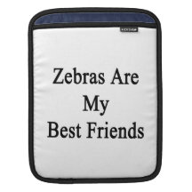 Zebrodern är min bästa vän iPad sleeve