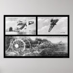 ZeppelinDirigiblehaveri 1908 Posters